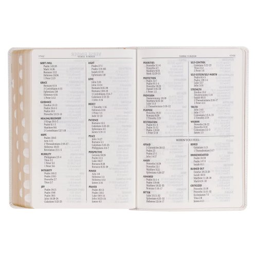 KJV Bible Super Giant Print Faux Leather, White