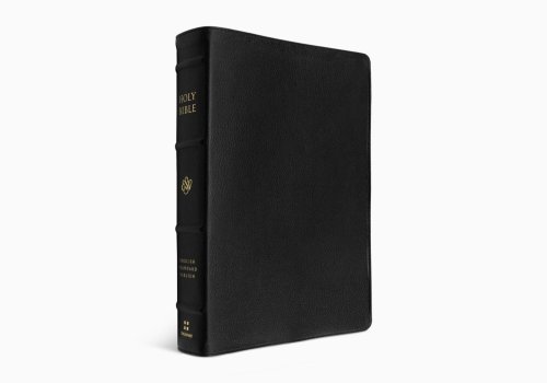 ESV Preaching Bible, Verse-by-Verse Edition (Goatskin, Black)