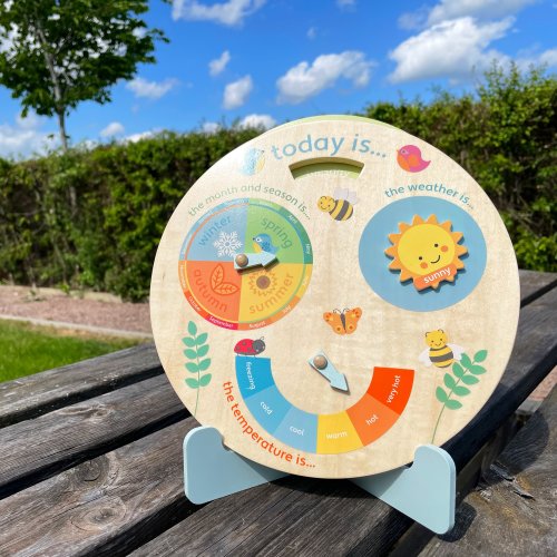 Spring Garden Weather Clock (FSC®)