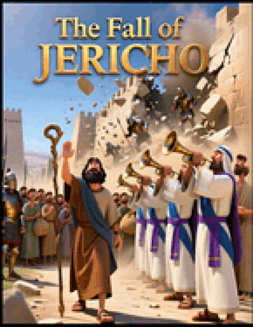 The Fall of Jericho: fall of Jericho Bible story for kids | Joshua Bible storybook for children | Bible storybook ages 4-8 | moral storybook about obe