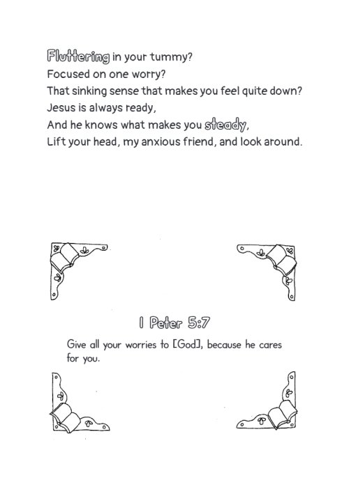 See That Swooping Seagull: Give God Your Worries Colouring Book