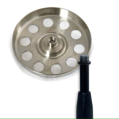 RemembranceWare: Mic Stand Communion Tray - Silver Finish