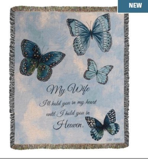 Throw-My Wife-Bereavement-Tapestry (50" x 60")