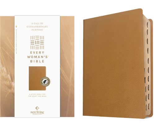 NLT Every Woman’s Bible, Filament Enabled (Genuine Leather, Camel, Indexed, Red Letter)