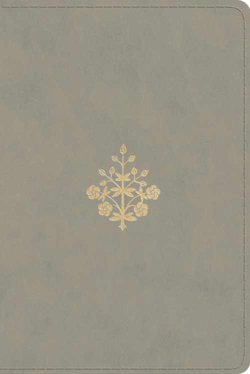 ESV Personal Size Reference Bible (TruTone, Stone, Branch Design)