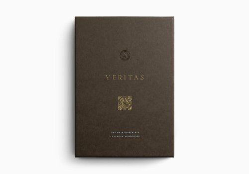 ESV Heirloom Bible, Veritas: Single Column Edition (Calfskin, Mahogany)