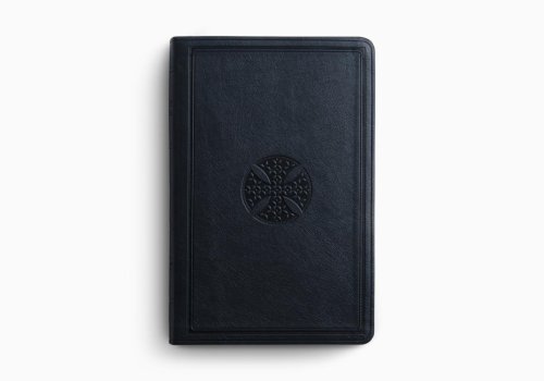 ESV Premium Gift Bible (TruTone, Navy, Mosaic Cross Design)