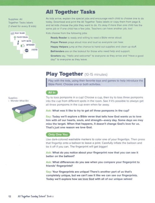 All Together Sunday School Book 2