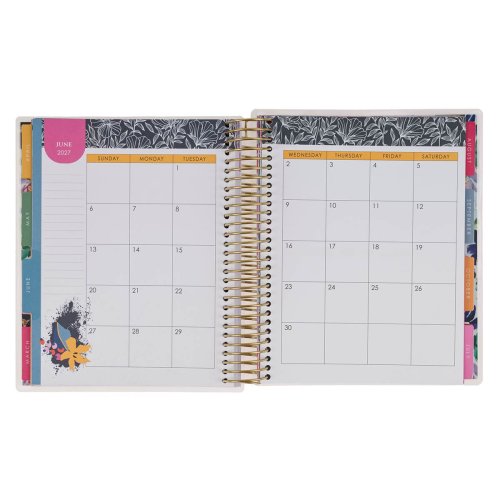 Planner-2027-Thankful  Grateful  Blessed Wire 18-Month Planner