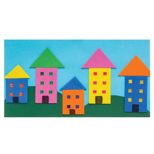 Jumbo Foam Shapes Value Pack (Pack of 150)
