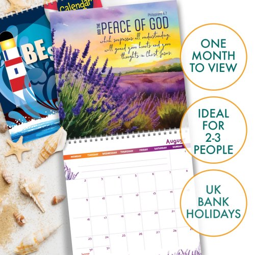 Just Cards 2027 Christian Wall Calendar