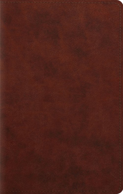 ESV Giant Print Personal Size Bible (TruTone, Chestnut)