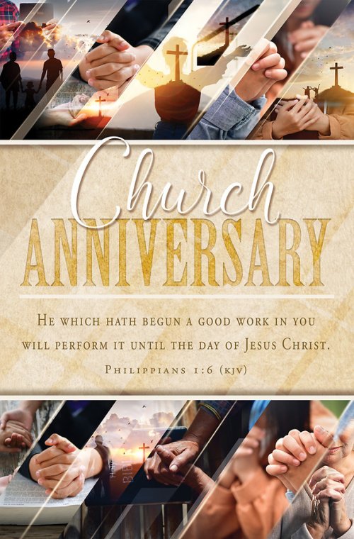 Church Anniversary Bulletin (pack of 100)