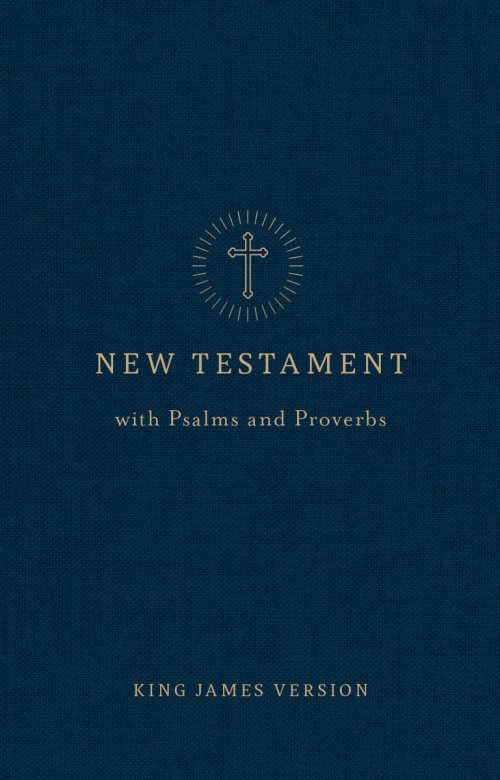 KJV Pocket New Testament with Psalms and Proverbs, Navy