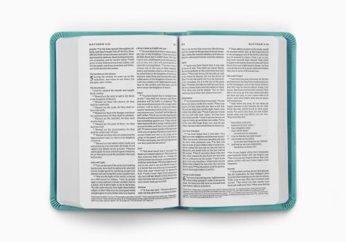 ESV Value Compact Bible (TruTone, Turquoise, Emblem Design)