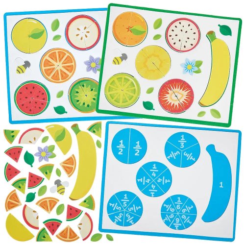 Fruit Segment Fraction Sets (Pack of 2)