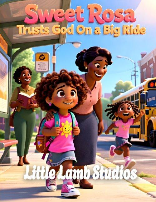 Sweet Rosa Trusts God on a Big Ride: A Christian Picture Book About Faith, Courage, and a Girl's Big Adventure