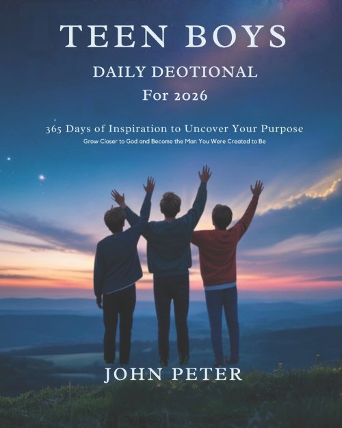 TEEN BOYS DAILY DEVOTIONAL FOR 2026 : 365 Days of Inspiration to Uncover Your Purpose Grow Closer to God and Become the Man You Were Created to Be
