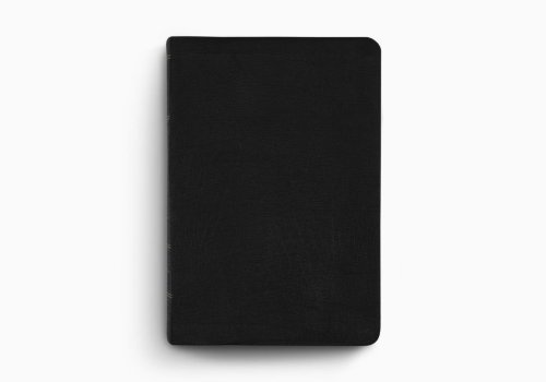 ESV Study Bible, Personal Size Genuine Leather, Black