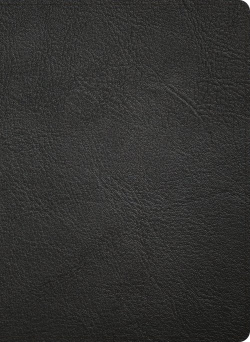 NASB Study Bible, Black Genuine Leather, Indexed