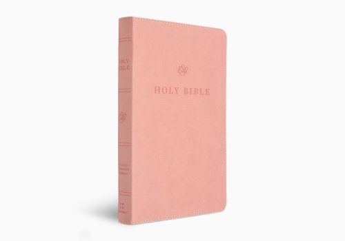 ESV Premium Church Bible, Large Print (TruTone, Blush Rose)