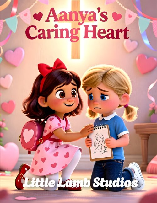 Aanya's Caring Heart: A Christian Rhyming Valentine's Day Story About Finding Joy Through Faith for Children Ages 3-8