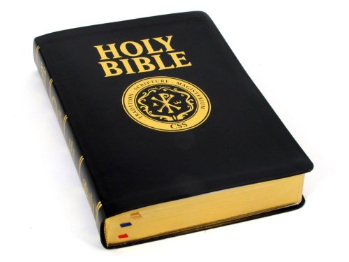 RSV Catholic Bible Large Print Black Bonded Leather