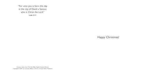 Cute Nativity Charity Christmas Cards Pack of 10