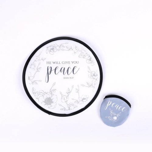 Peace Foldable Hand Fan - Pack of 6