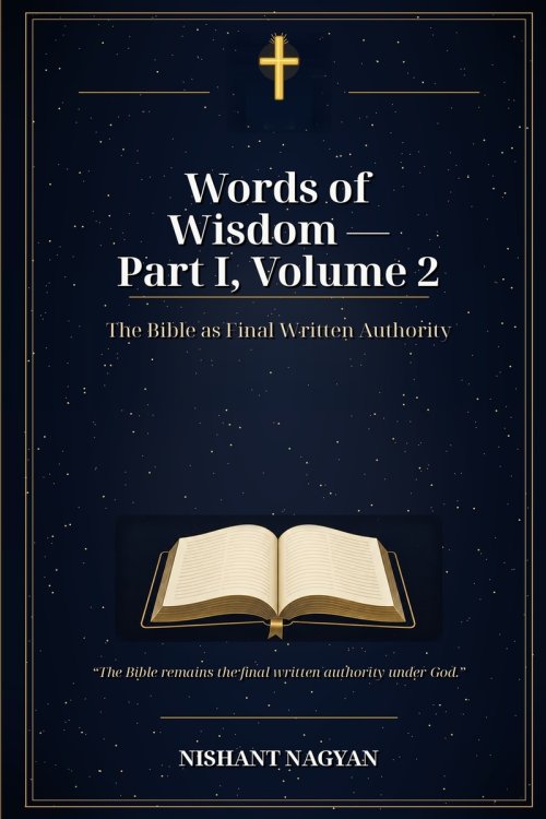 Words of Wisdom Part 1 Volume 2: The Bible as Final Written Authority
