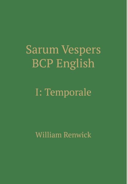Sarum Vespers BCP English I: Temporale