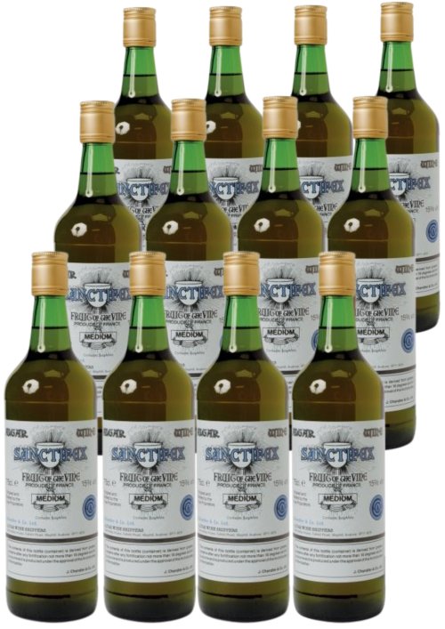 Pack of 12 Alcoholic Communion Wine - Amber Med - Sanctifex