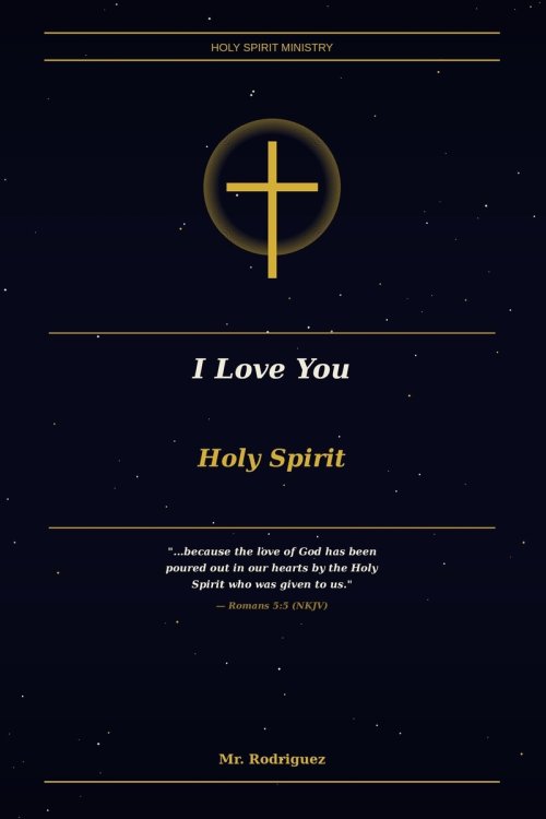 I Love You Holy Spirit: A Personal Letter to the Most Faithful Person in My Life