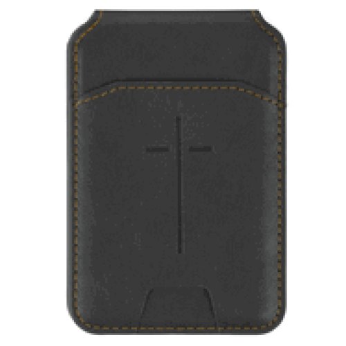 Phone Wallet Magnetic Black Cross