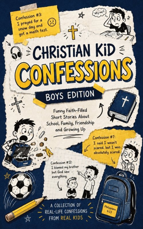 Christian Kid Confessions: Boys Edition: Funny Faith-Filled Short Stories for Boys Ages 8-12 About School, Family, Friendship, and Growing Up