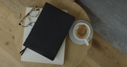 ESV Preaching Bible, Verse-by-Verse Edition (Goatskin, Black)