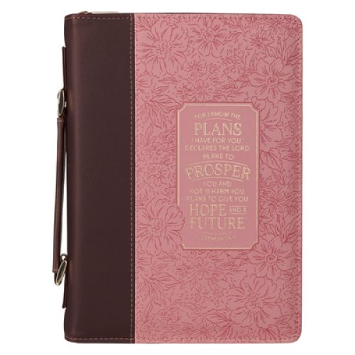Bible Cover Pink Fashion I Know The Plans Jer. 29:11