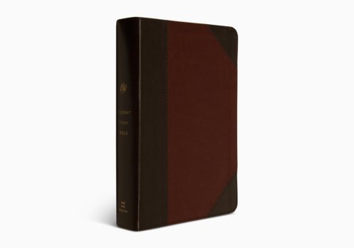 ESV Student Study Bible (TruTone, Brown/Cordovan, Portfolio Design)