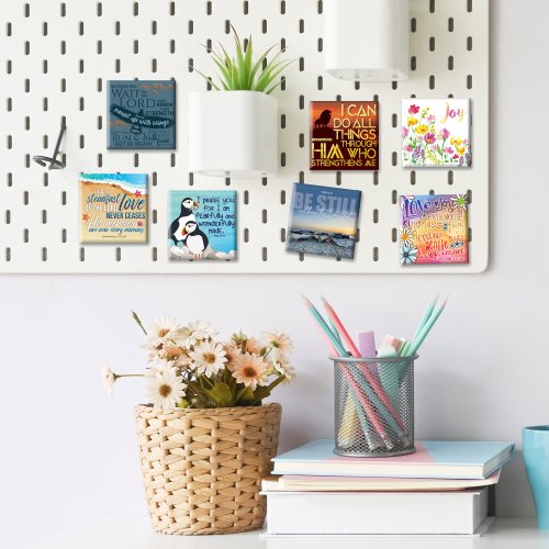 Variety pack of 12 Inspirational Fridge Magnets