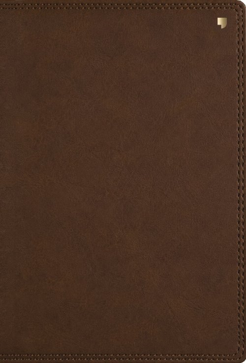 NET Study Bible (NET, Brown Leathersoft, Comfort Print, Thumb Indexed)