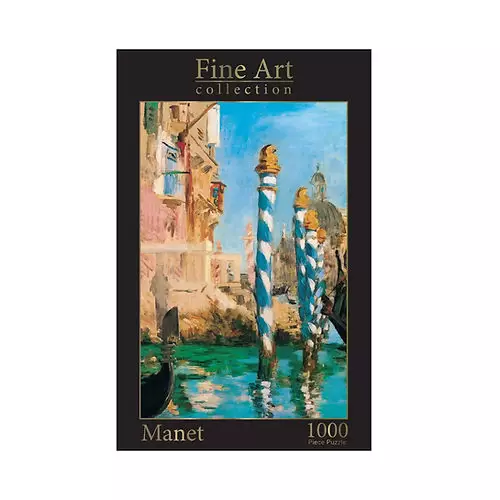 Jigsaw 1000 Pc Rectangular - Manet: Grand Canal In Venice