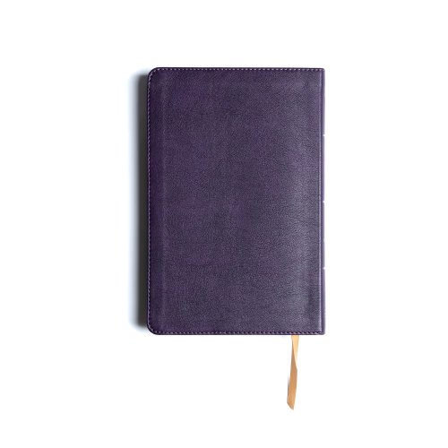 KJV Thinline Bible, Purple LeatherTouch