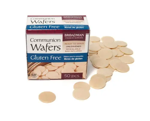 Pack of 50 Communion Wafers - Gluten Free - 2.2cm Unleavened
