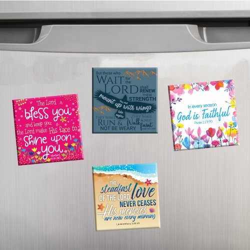Variety pack of 12 Inspirational Fridge Magnets
