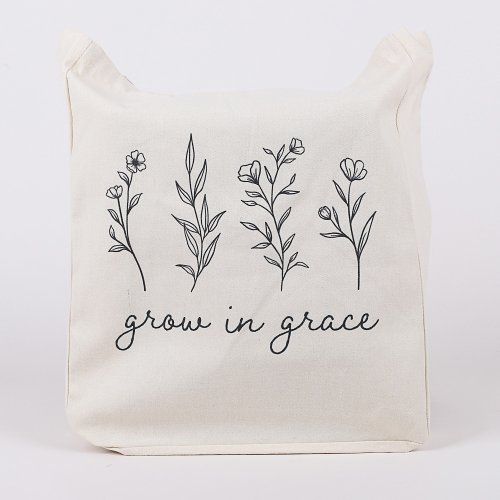 Grow In Grace Cotton Tote