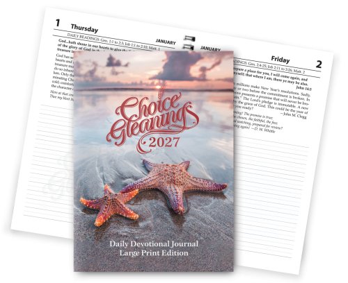Choice Gleanings Large Print Journal 2027