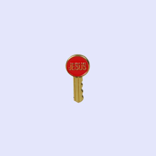 Jesus Key Lapel Pin - Pack of 3
