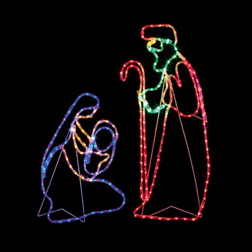 1M 264 LED Lights Nativity Scene Rope Light