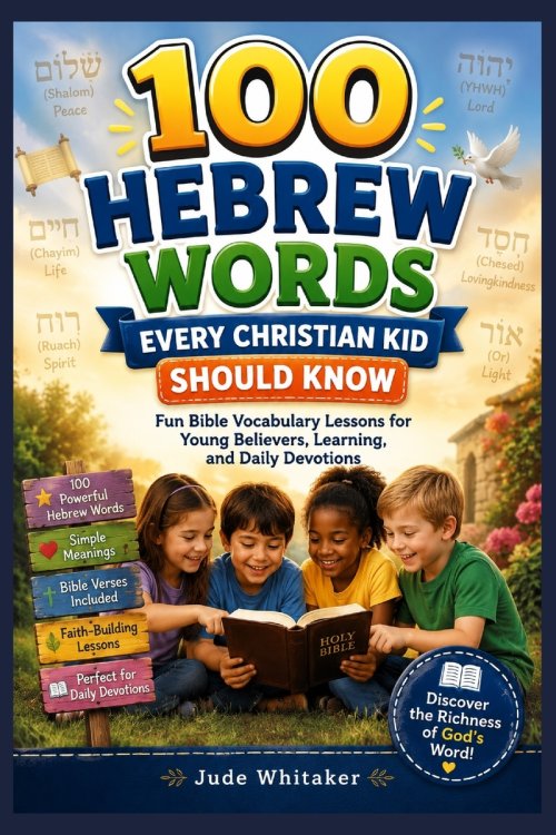 100 Hebrew Words Every Christian Kid Should Know: Fun Bible Vocabulary Lessons for Young Believers, Learning, and Daily Devotions