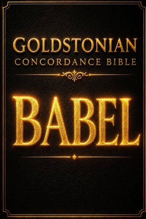 The Goldstonian Concordance Bible - Series 0: BABEL: The Fifth Gospel, the True Ark, and the Civilization Layer Around Artificial Intelligence